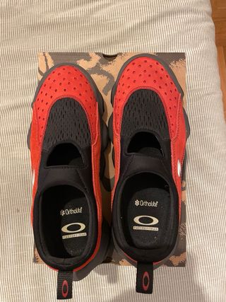 Oakley Factory Team Flesh Sandal Negro/Rojo