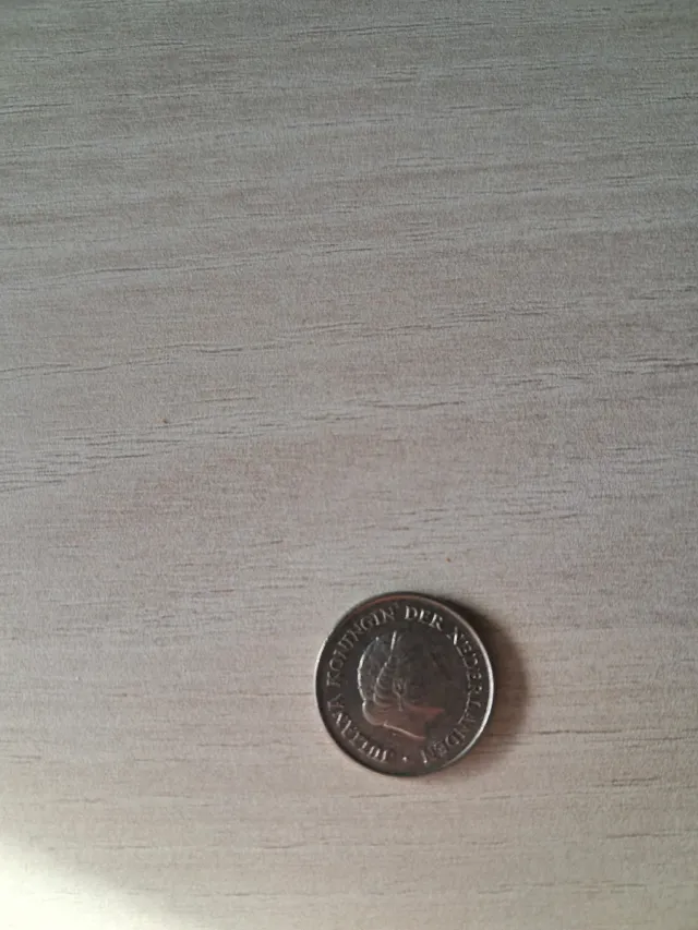 Moneda 25 céntimos Países Bajos 1973