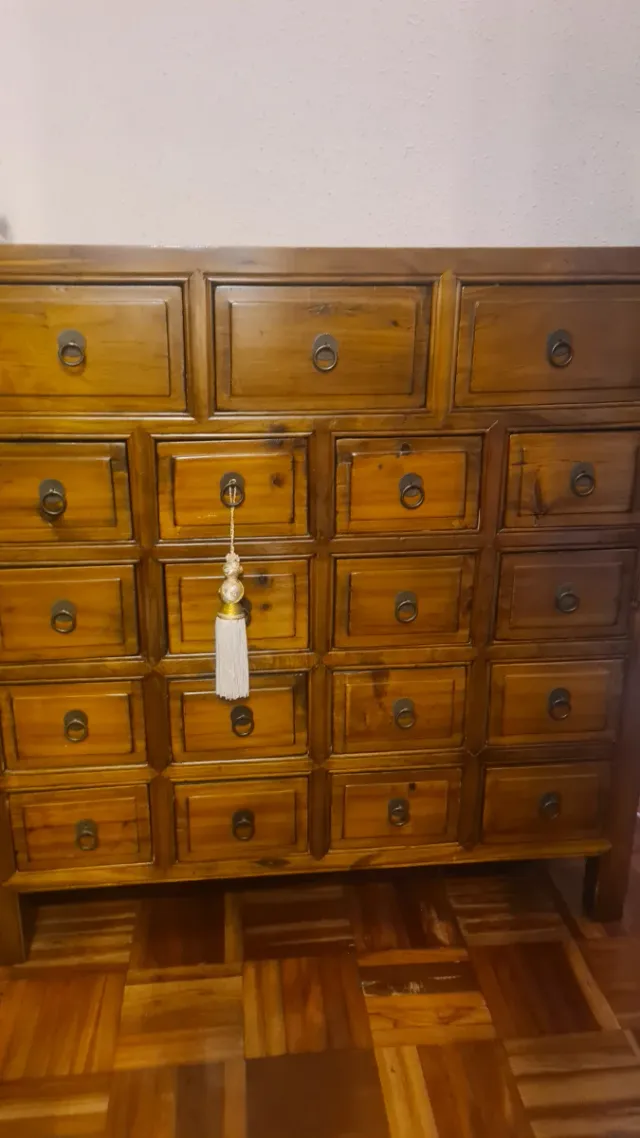 Mueble Boticario Madera 19 Cajones