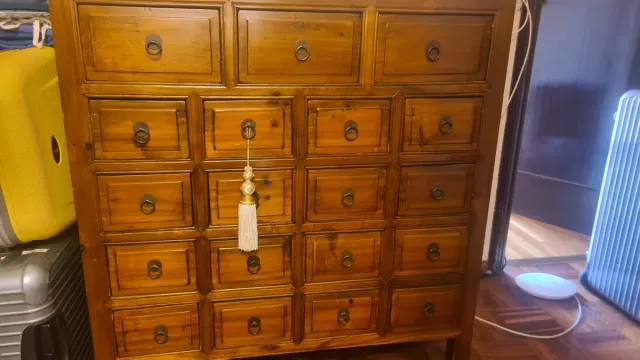 Mueble Boticario Madera 19 Cajones