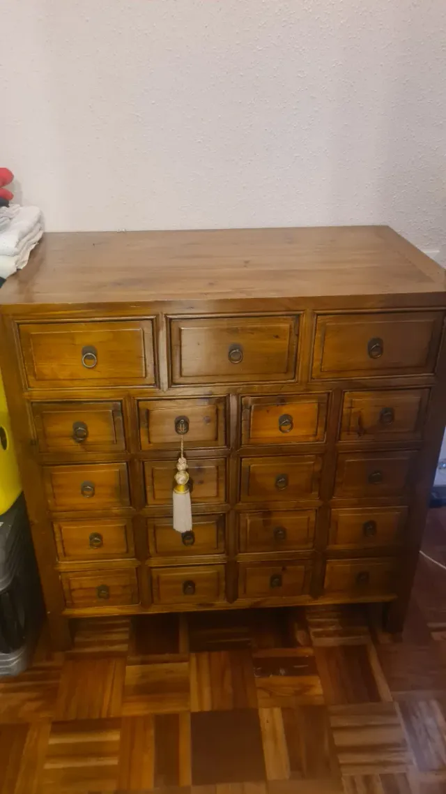 Mueble Boticario Madera 19 Cajones