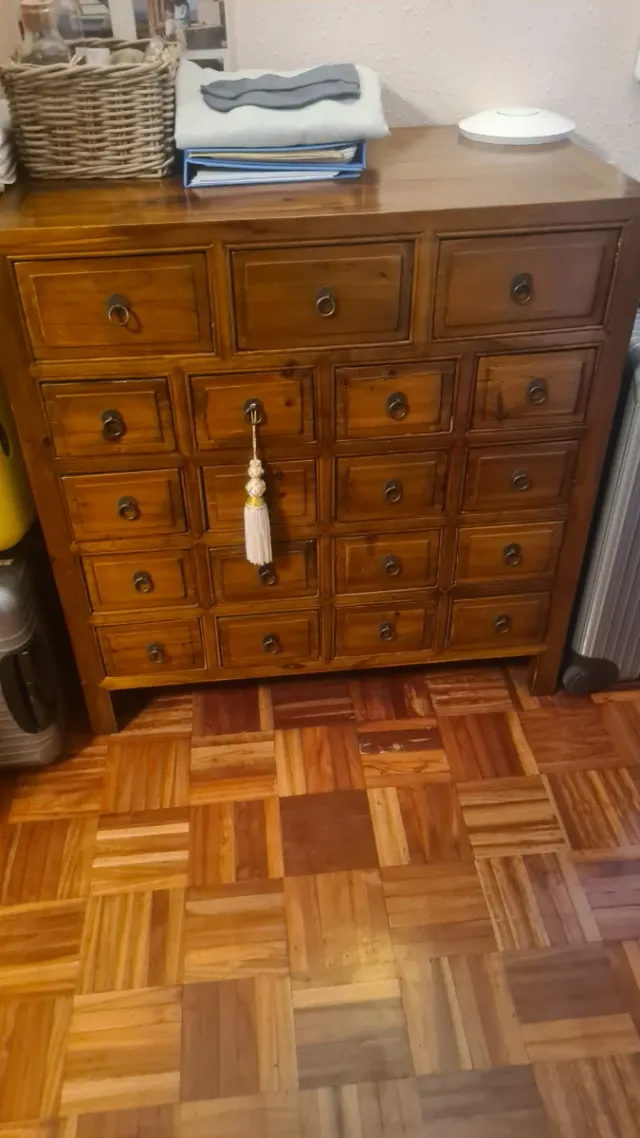 Mueble Boticario Madera 19 Cajones