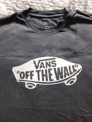 Camiseta Vans Off The Wall Niño Talla M
