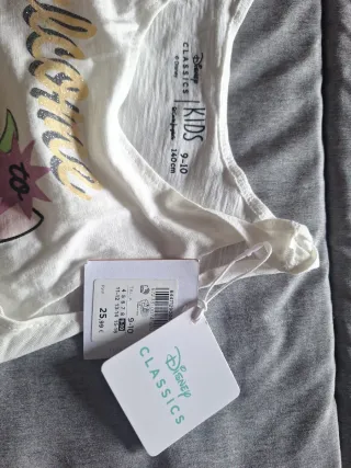 Camiseta tirantes niña Disney talla 9-10