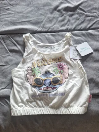 Camiseta tirantes niña Disney talla 9-10