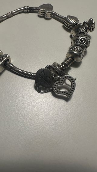Pulsera Pandora Plata con 9 charms