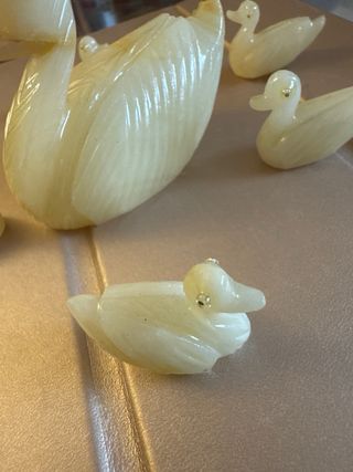 Familia de patos de cuarzo