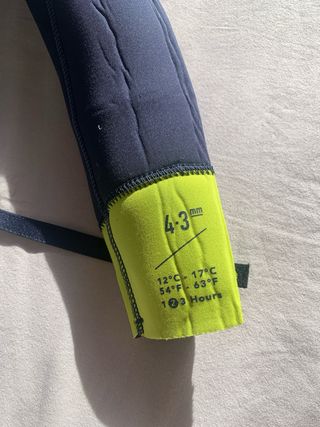 Traje neopreno surf agua fría talla 12