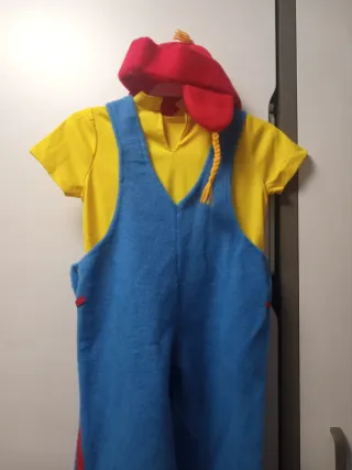 Disfraz Caillou Hecho a Mano 4-6 Años