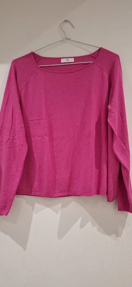 Jersey básico fucsia