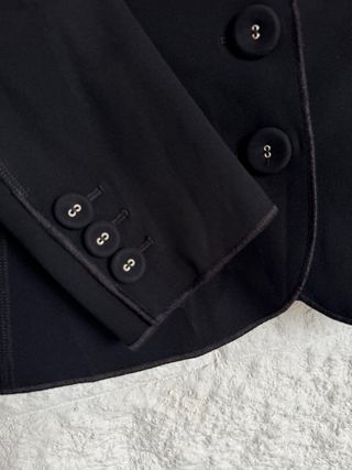 Americana MOSCHINO Negra de Mujer