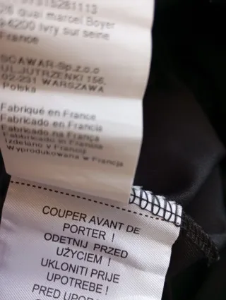 Vestido largo negro brillante