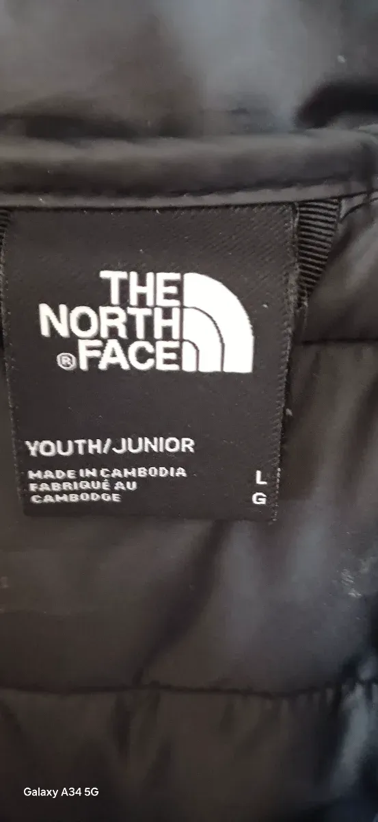 The North Face Chaqueta Negra con Capucha