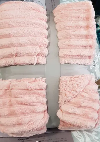 Manta Peluche Extra Suave y borrego 220x240cm