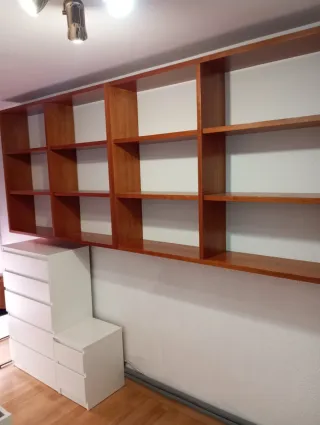 2 Scaffali in Legno Massello 140x110cm