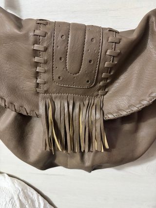 Bolso bandolera mujer topo oscuro/marrón