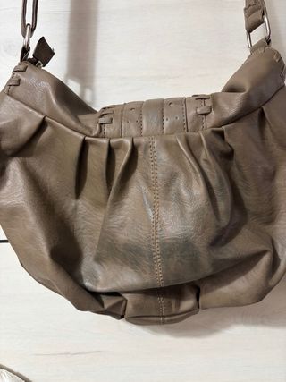 Bolso bandolera mujer topo oscuro/marrón