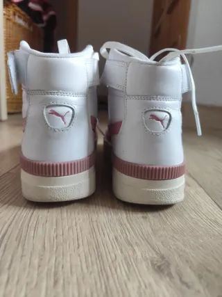 Puma Cali Sport Mid Blancas Rosas