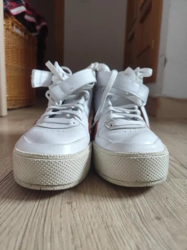 Puma Cali Sport Mid Blancas Rosas