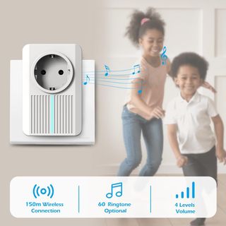 Campanello cinetico senza fili NO batterie Nuovo