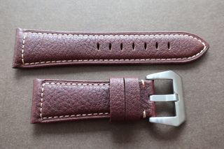 Cinturino 26mm in pelle Cognac 26/22mm per Panerai