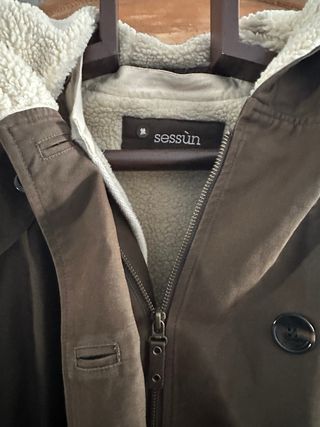 Abrigo Sessun Talla L Verde Militar