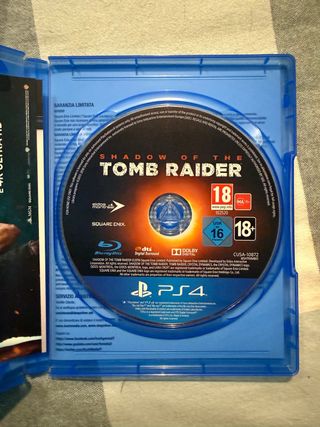 Shadow of the Tomb Raider PS4 Blu-ray