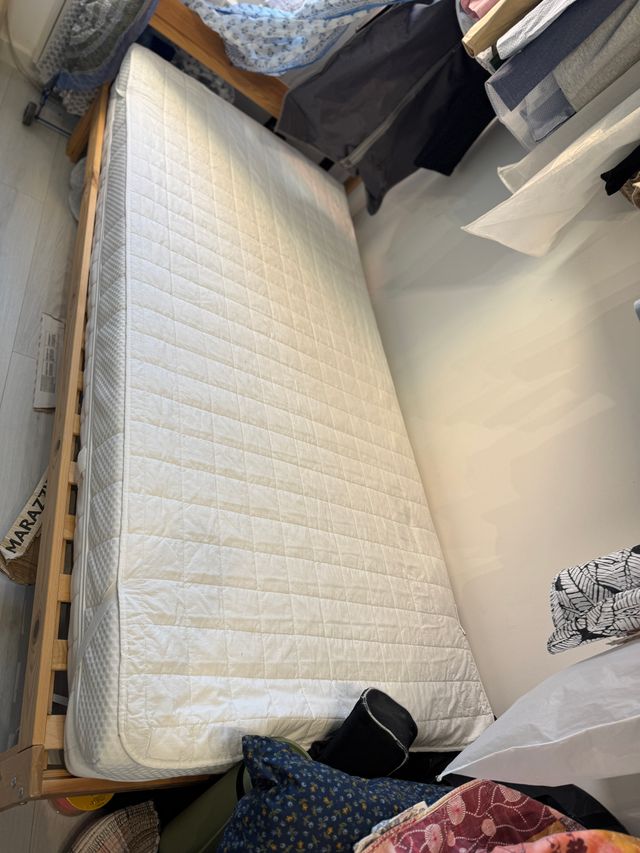 NUEVO COLCHÓN IKEA ÅKREHAMN + Cama 90X200