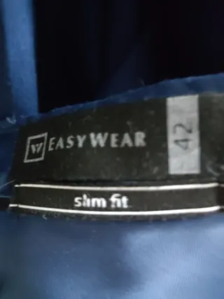 Traje Juvenil Easy Wear Azul Talla 48/42