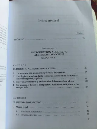 Libro: Introducción al derecho alimentario en Chin