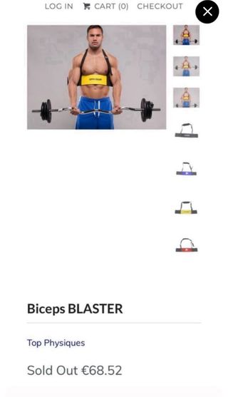 Ayuda Biceps Blaster Gym