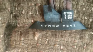 Chaqueta Zara Lana verde