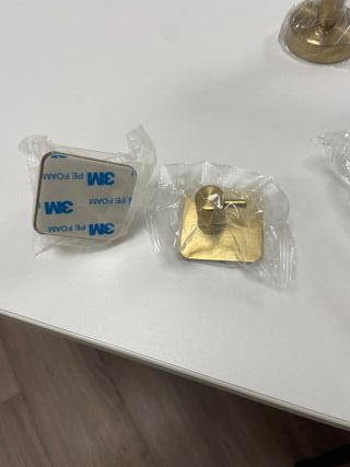 Arredo Bagno Set 5 accessori bagno ottone/oro.