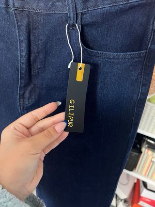 Vaqueros Campana Mujer Azul Talla L NUEVOS