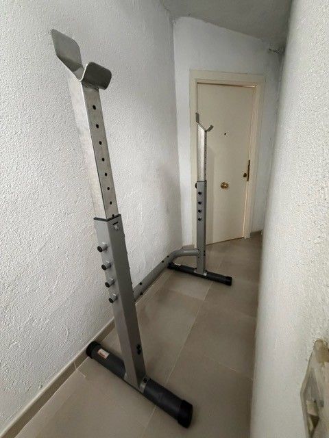 Banco Weider Pro 290 WC + Barras y pesas