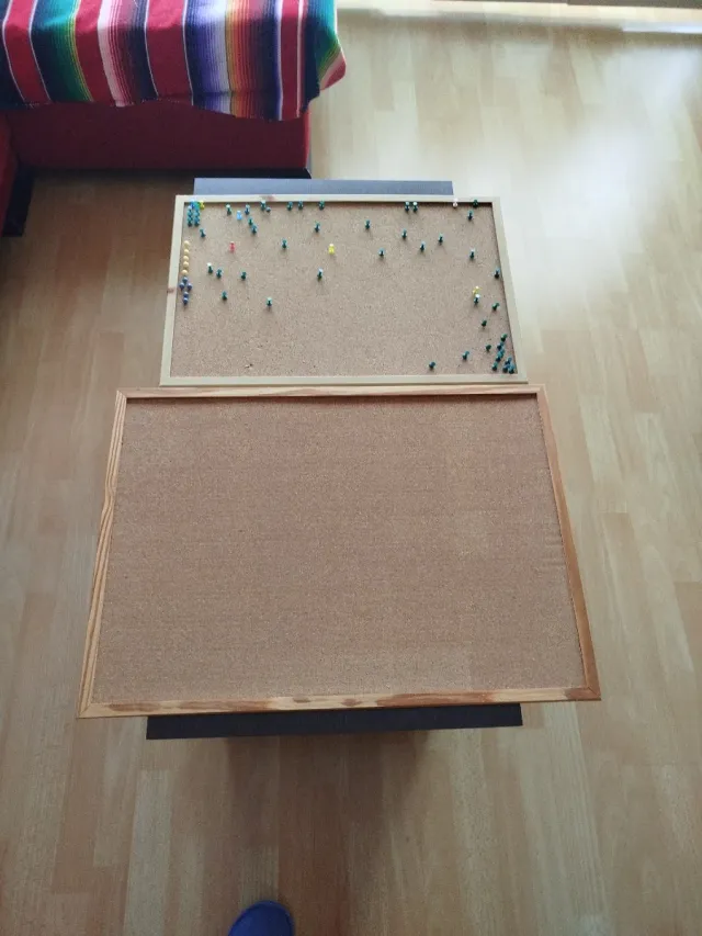 Tablero de corcho para pared