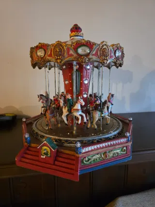 Carillon Giostra Cavalli Natalizio