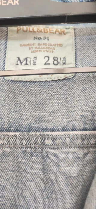 Chaleco vaquero Pull&Bear Talla M