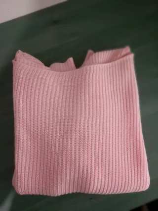 Jersey de punto rosa