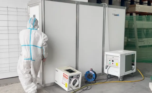 Alquiler Cabina Descontaminación Amianto