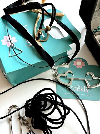 Lote Bisutería Plata anillos pendientes collares