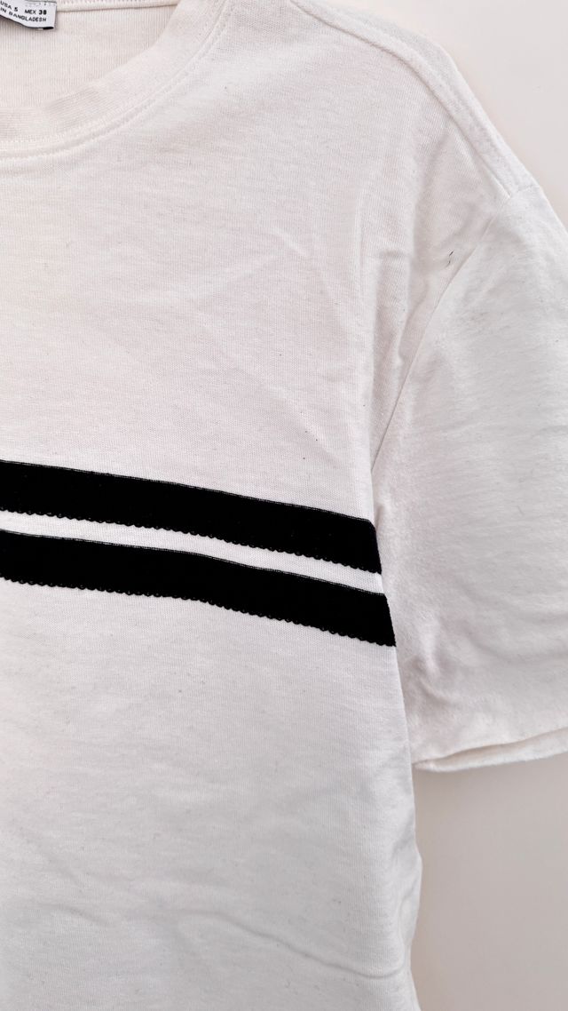 Camiseta Zara Blanca Talla S
