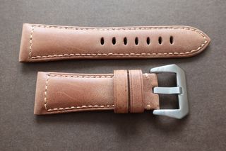 Cinturino 26mm in pelle marrone 26/22mm per Panerai