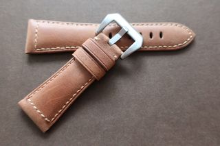 Cinturino 26mm in pelle marrone 26/22mm per Panerai