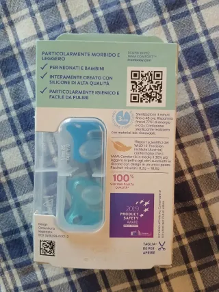 Set 2 ciucci MAM Comfort 0-3 mesi