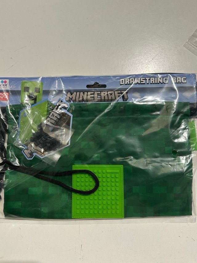 Mochila Minecraft con panel personalizable