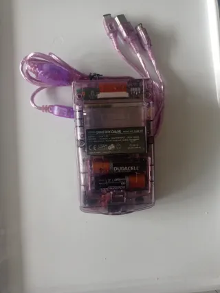 Game Boy Color Morado Transparente