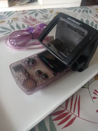 Game Boy Color Morado Transparente