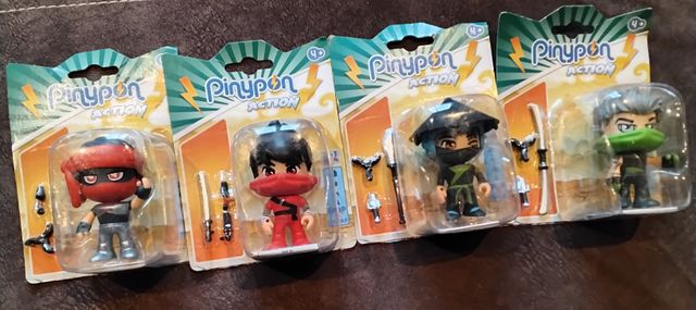 Pinypon Action  Ninjas 4 Figuras Articuladas