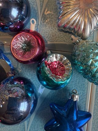 Decoración Navidad Vintage Bolas